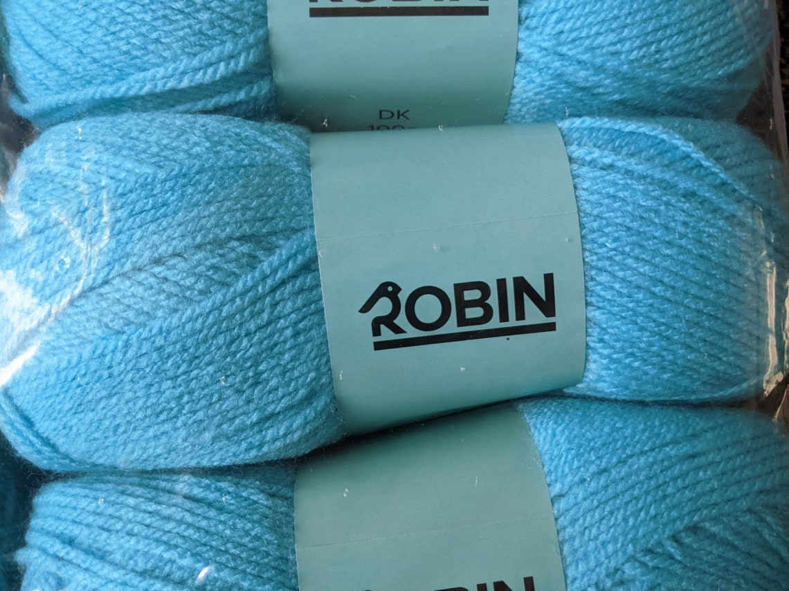 10 x 100g Echte Robin Doubleknit DK Wolle. Farbe: Helles | Etsy