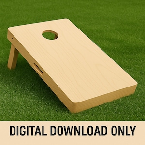 Cornhole Board CNC File: Regulation Size, Laser & CNC Router (Digital Download)