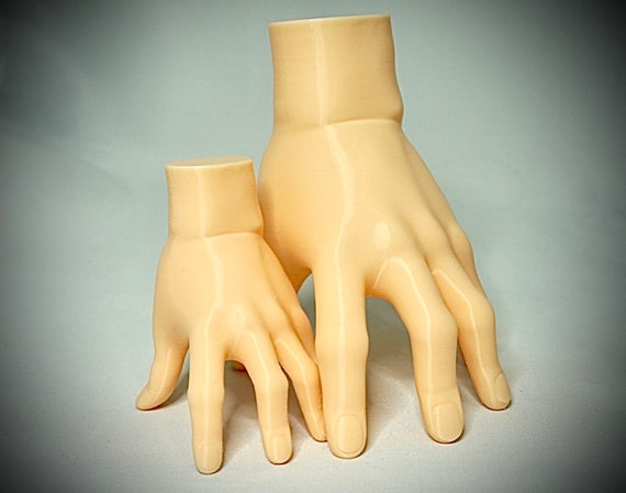 Thing Hand Prop adult Size 6 Inch 3D Printed Halloween Prop Decoration  Shelf Decor Addams Family Costume Prop Hands  