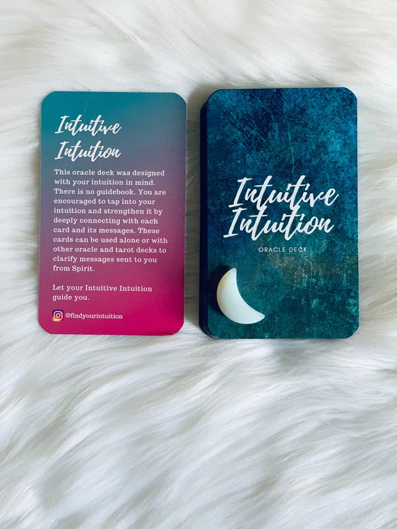 Intuitive Intuition Oracle Deck Etsy