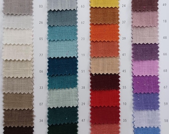 Leinen Washed in 56 Farben - Meterware