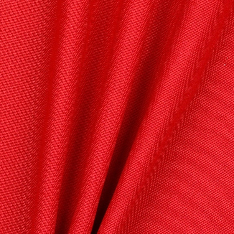 Canvas strong cotton fabric in 39 colors ideal for decoration, bags, backpacks etc. 007 Rot