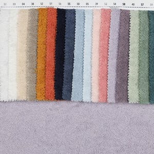 Frottee-Stoff Uni - Meterware in 19 Farben
