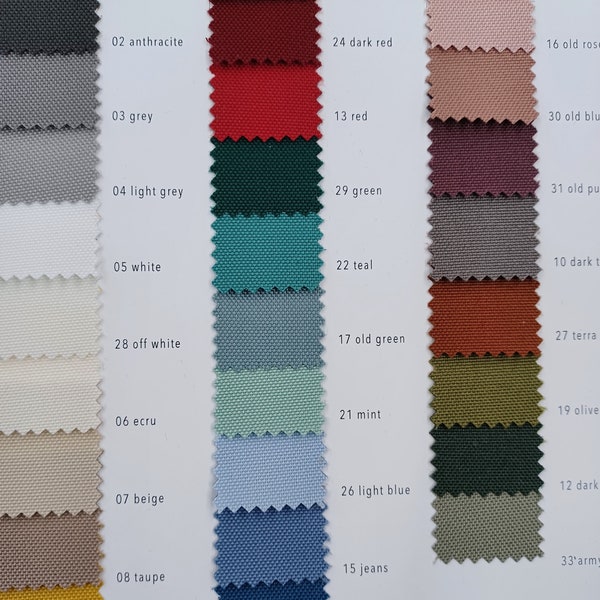 Waterproof - Waterproof fabric - Ideal for bags, toiletry bags, rain jackets and outdoor upholstery.