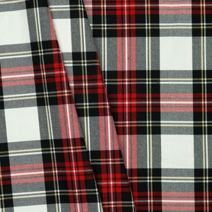 Checks Medium weight viscose blend fabric for skirts, trousers and blazers image 1