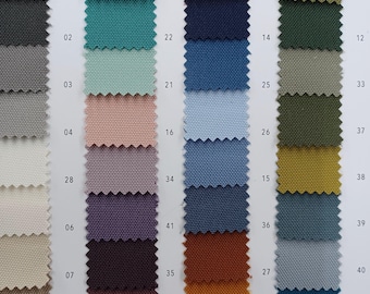 Wasserfester Stoff in 39 Farben - Ideal für Taschen, Kulturbeutel, Regenjacken und Außenpolster.