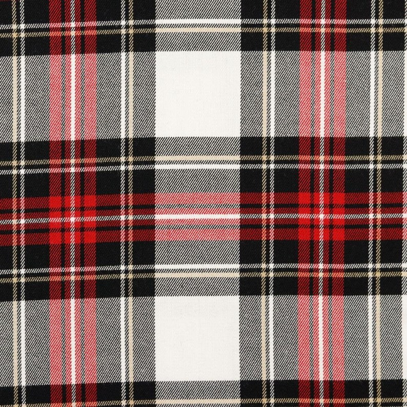 Checks Medium weight viscose blend fabric for skirts, trousers and blazers image 3