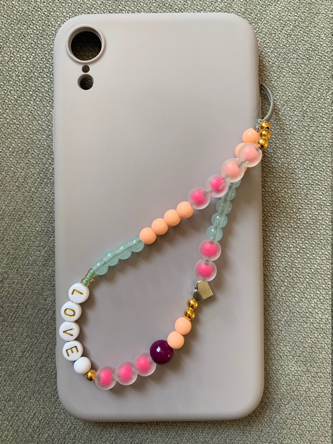 Phone Chain Mobile Phone Chain Beaded Accessories Phone Candy Etsy