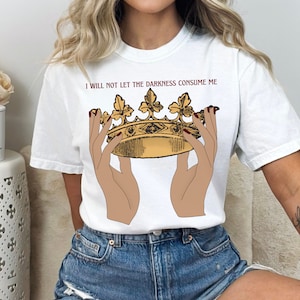 Prinzessin der Finsternis Crown T-Shirt Versprochene Schatten Merch