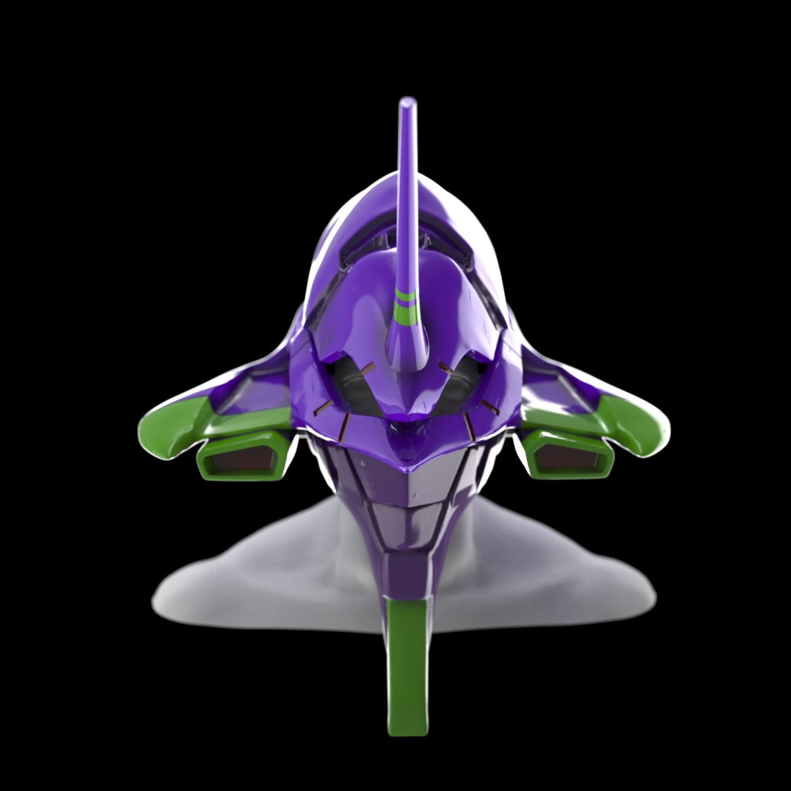 Evangelion 01 Cosplay Helmet 3D Printable File - Etsy