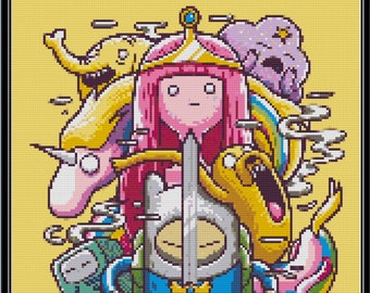 Adventure Time Pals Cross Stitch Pattern