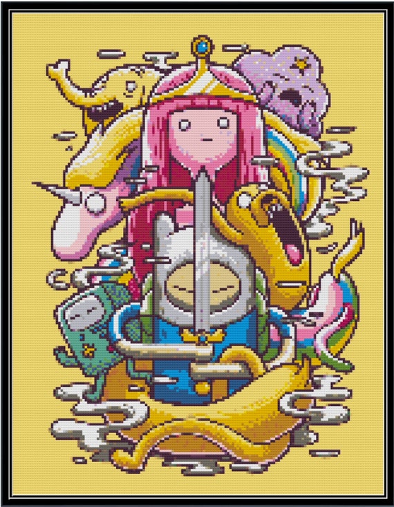 Adventure Time Pals Cross Stitch Pattern