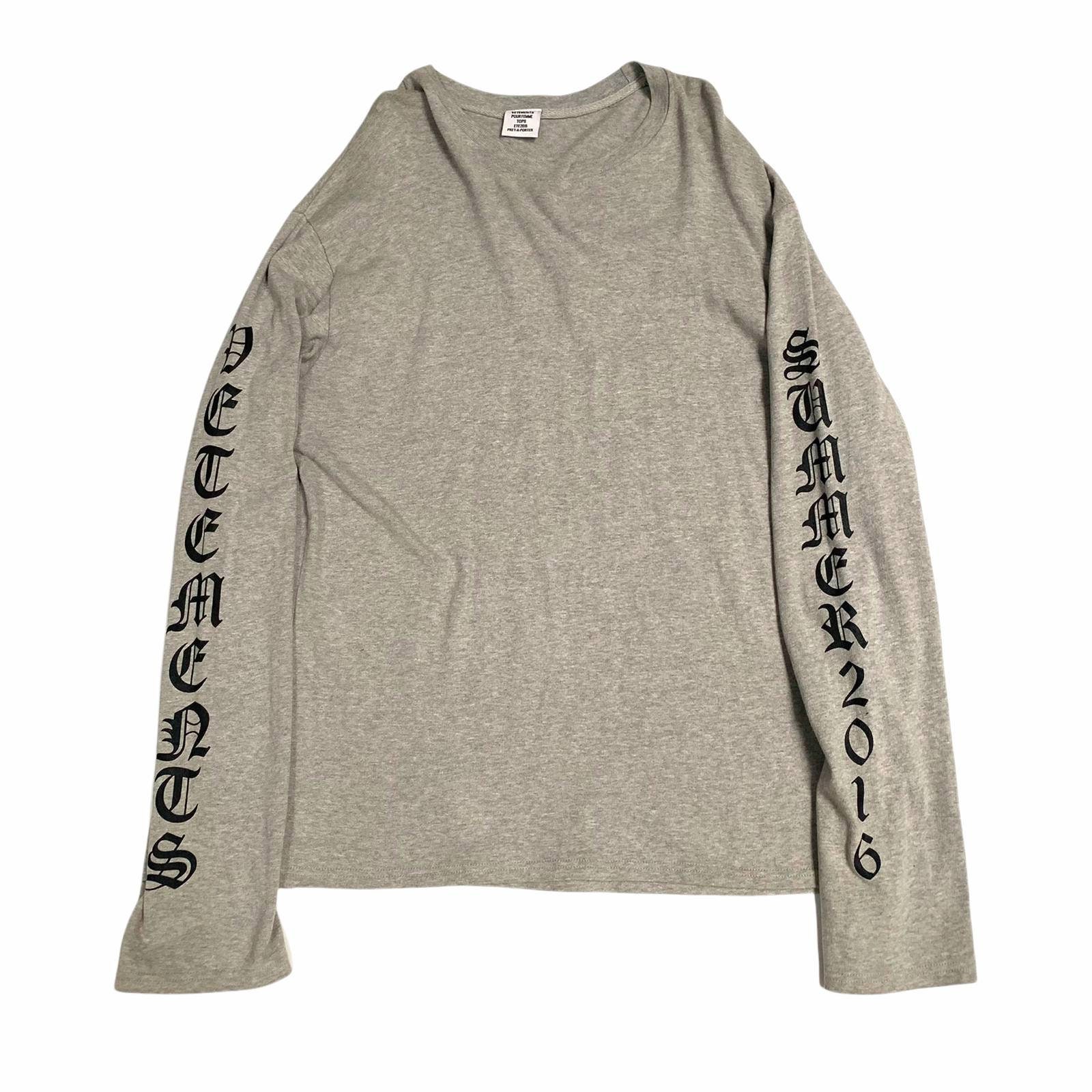Vetements Summer 2016 Long Sleeve | Etsy