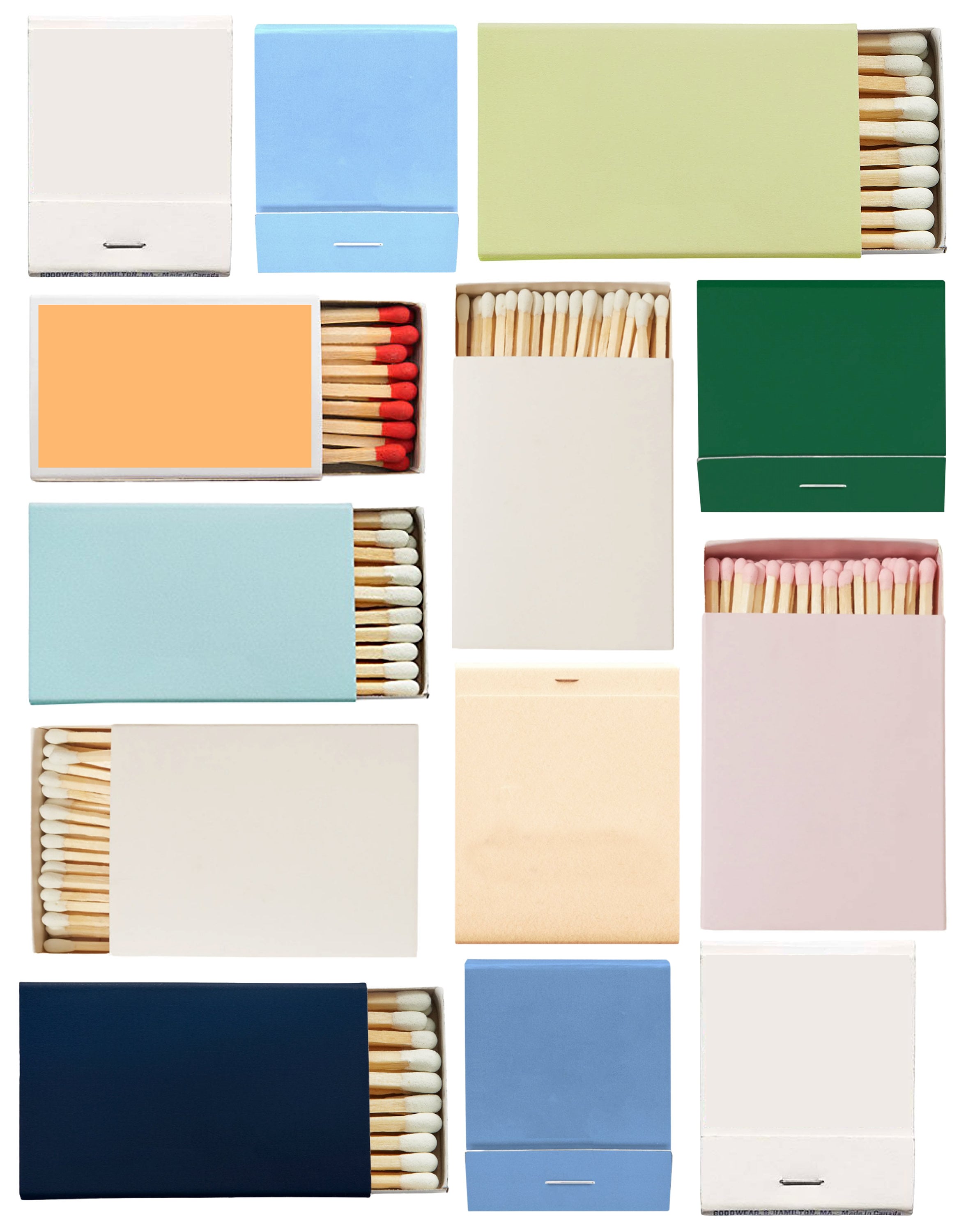 Blank Matchbook Digital Download Customizable Matchbooks Plain