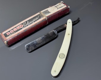 JA Henckels Friodur 17 INOX Straight Razor Vintage Germany