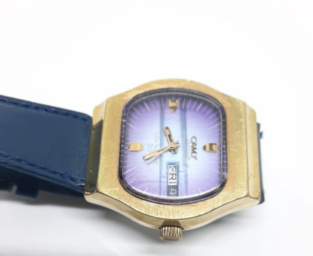 Camy Times Square Quartz Watch Camy ETA 7630 Super Automatic 38 Mm