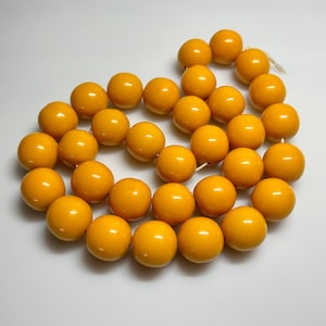 433 Grams Antique Big Round Bakelite Rosary Prayer Beads.