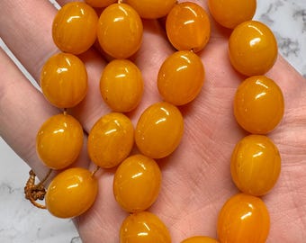 Lot De 30 Perles Anciennes En Bakélite - Vintage, Idéal Pour Créations Bijoux