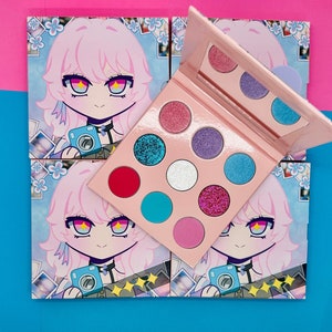 Honkai Star Rail March 7th Anime Inspired 9 Pan Eyeshadow Palette