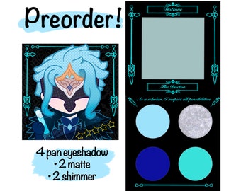 PREORDER!!!! Dottore Genshin Impact 4 Pan Anime Eyeshadow Palette