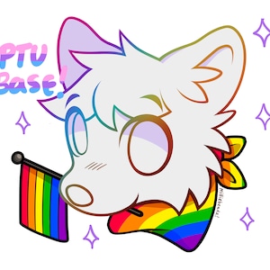 duma szczeniak pies duma flaga zapłać za używanie Lineart furry fursona zapłać za używanie base queer