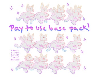 furry feral adopt fursona base pack