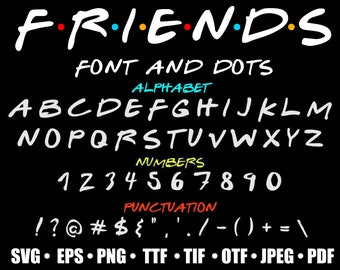 Free Free 63 Friends Alphabet Svg SVG PNG EPS DXF File