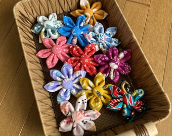 Fabric flower, flower for dog collar, flower for dog, dog flower collar - Small flowers