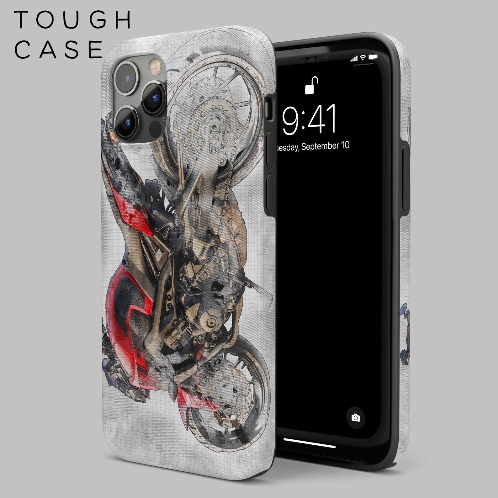Motorcycle phone case