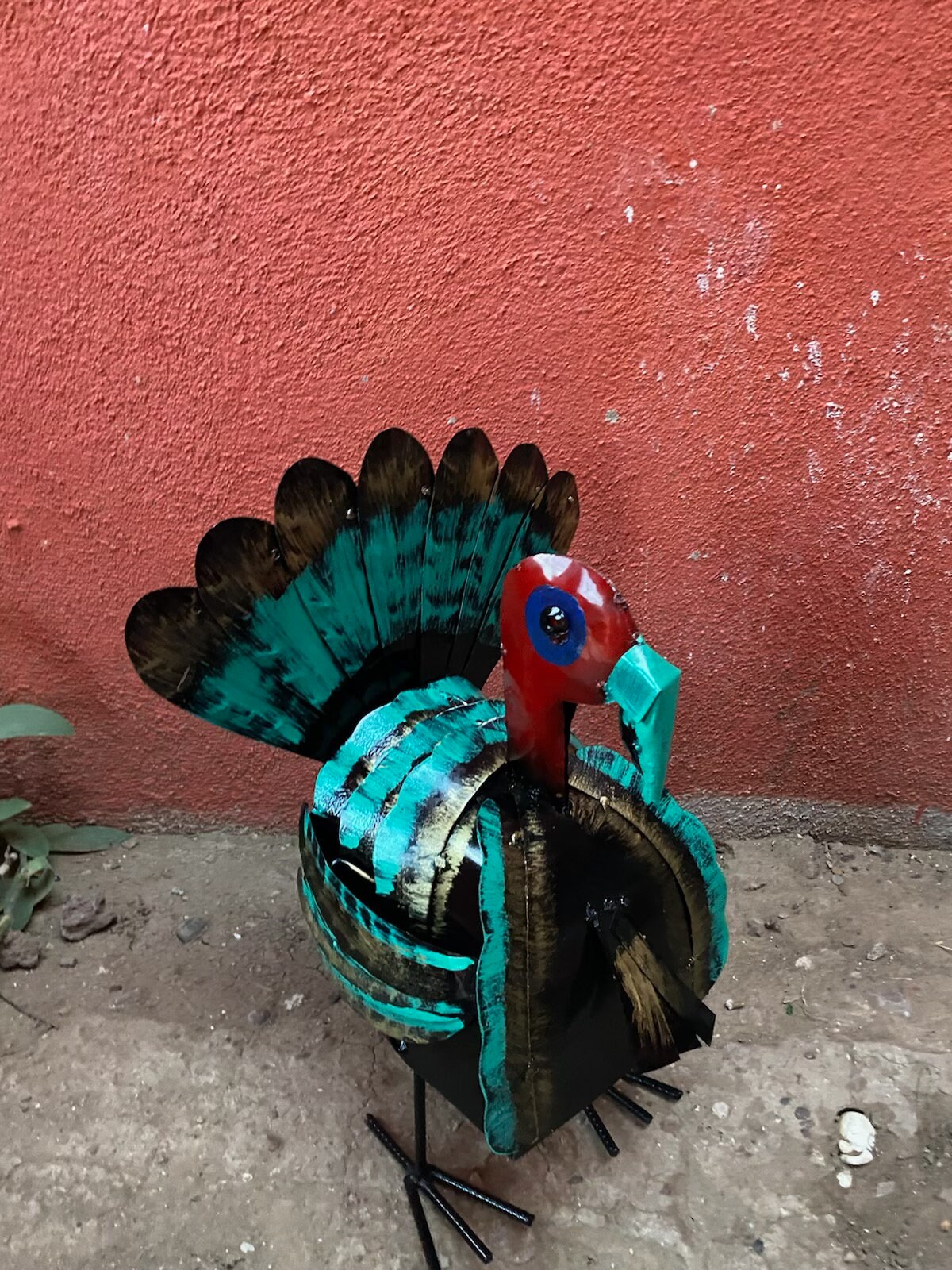 Metal turkey thanksgiving decoration Etsy