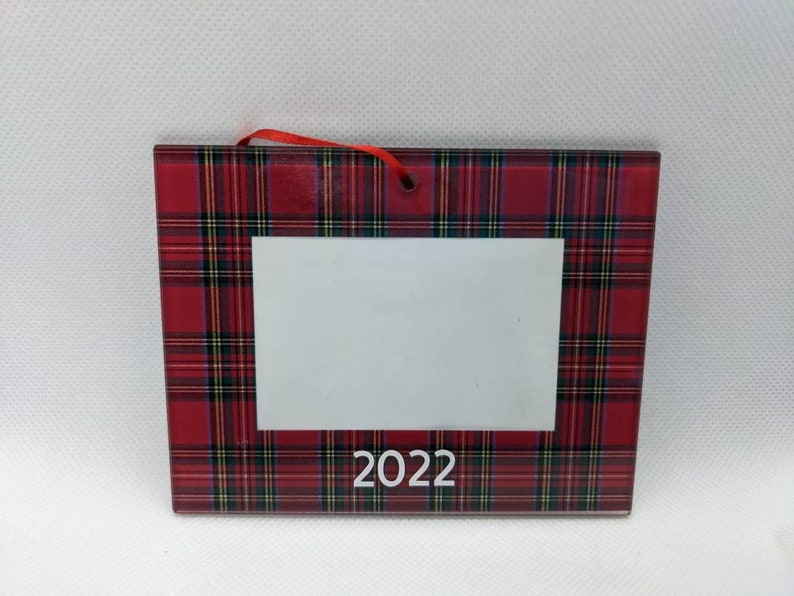 2022 Picture Frame Christmas Ornament 2022 Picture Frame Christmas Ornament Etsy