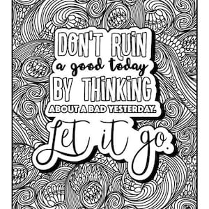 50 Adult quotes coloring pages