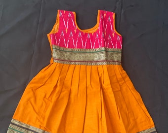 orange frocks