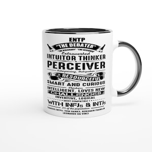 ENTP Keramik Tasse - Meyer Briggs Personality Type Test MBTI EXTROVERT Geschenk