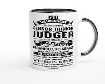 ISTJ - Meyer Briggs Personality Type Test Conversation Piece MBTI INTROVERT Gift Ceramic Mug