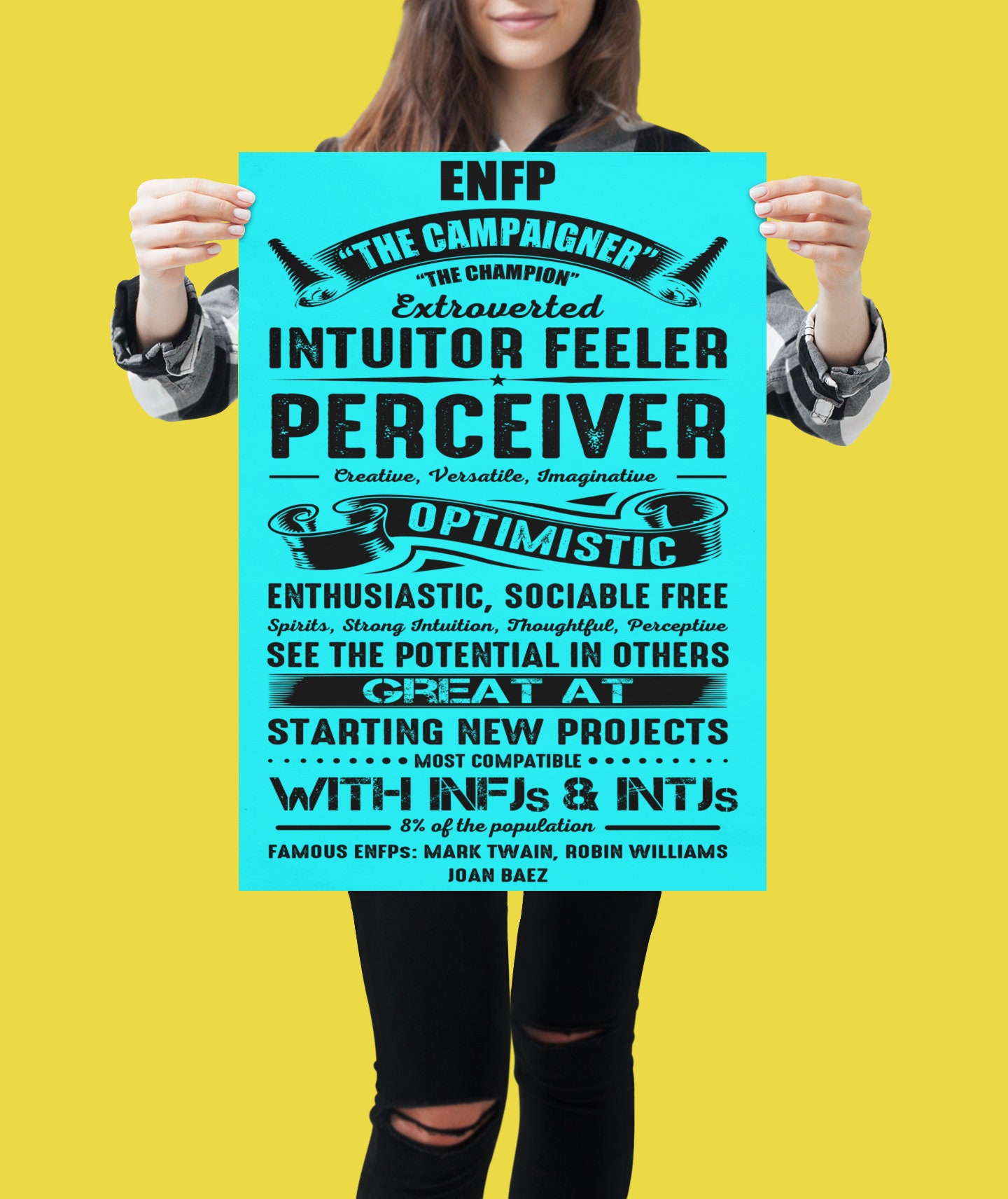 16 Myers Briggs Personality Types Test Printable Digital Download