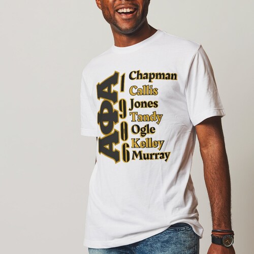 Alpha Phi Alpha Founders Short Sleeve Tee Etsy