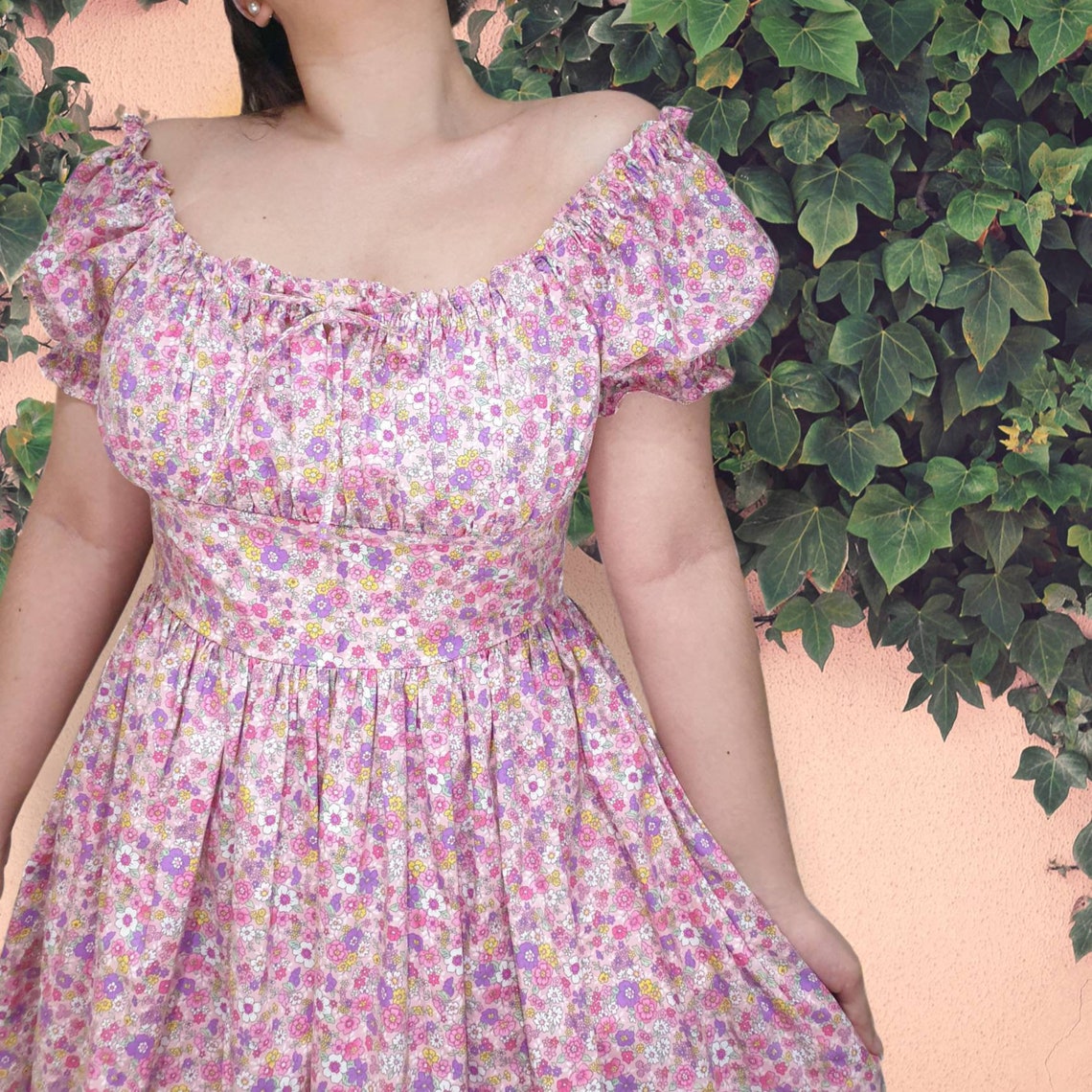 Cottagecore peasant cottagecore dress sewing pattern Etsy