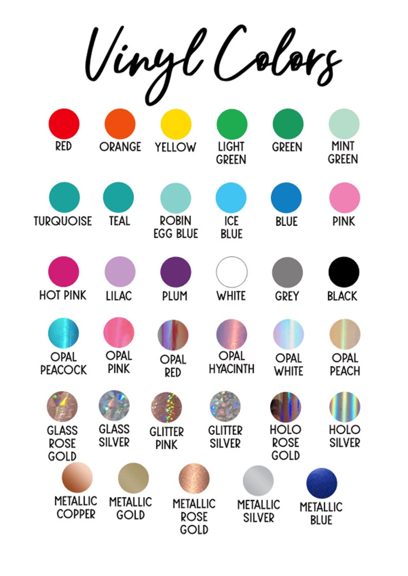 Vinyl Decal Custom Vinyl Decal Create Your Vinyl Decal Etsy