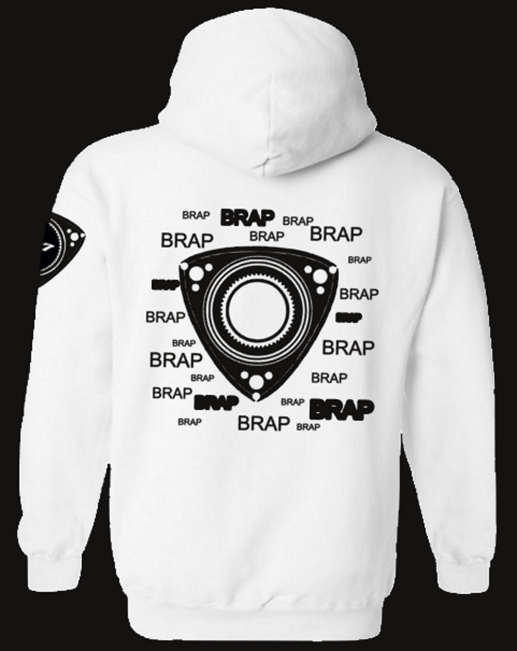 RX7 Rotary Brap Splatter Custom White Sweatshirt Rotary | Etsy