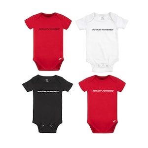 Onesie niemowlęce z napędem obrotowym | Onesie niemowlęce z napędem obrotowym Mazda | Wersja dla niemowląt | Speed Racer | RX7 | RX8 | FD | Niemowlę | Noworodek | Prezent na baby shower