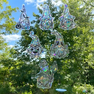 Halloween Wichtel Regenbogen Suncatcher