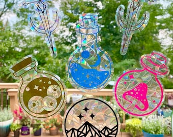 Potion Bottle Rainbow Suncatcher