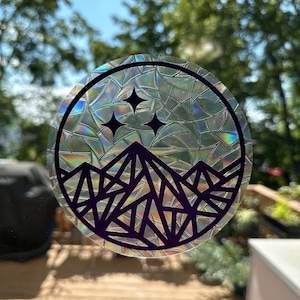 ACOTAR Velaris Night Court Rainbow Suncatcher - Purple