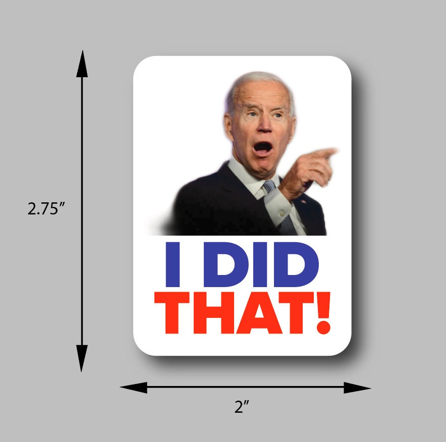 BIDEN "Gas Pump" Sticker