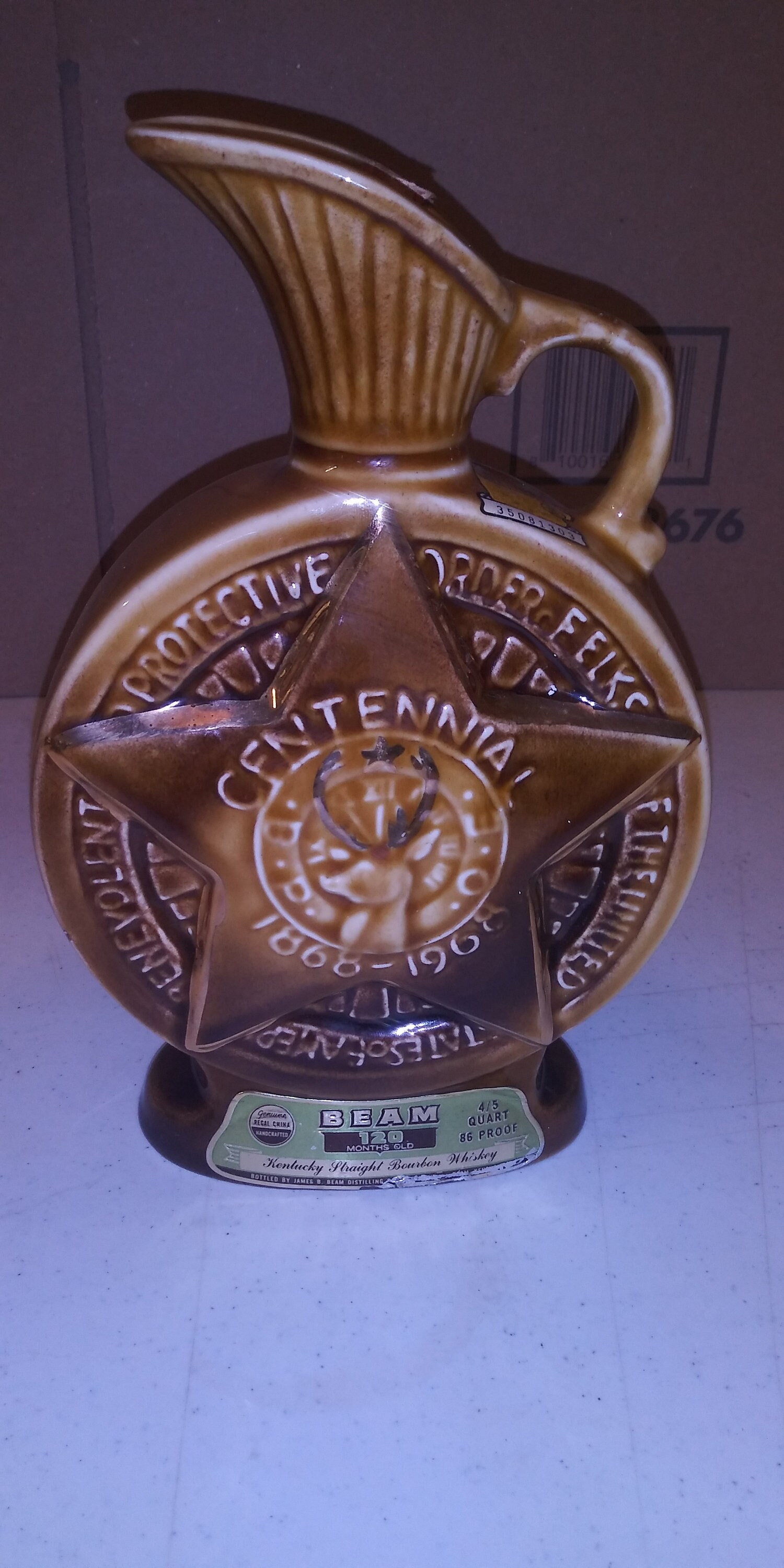 Vintage Decanter Whiskey Bottle Decorative Jim Beam 70's Etsy