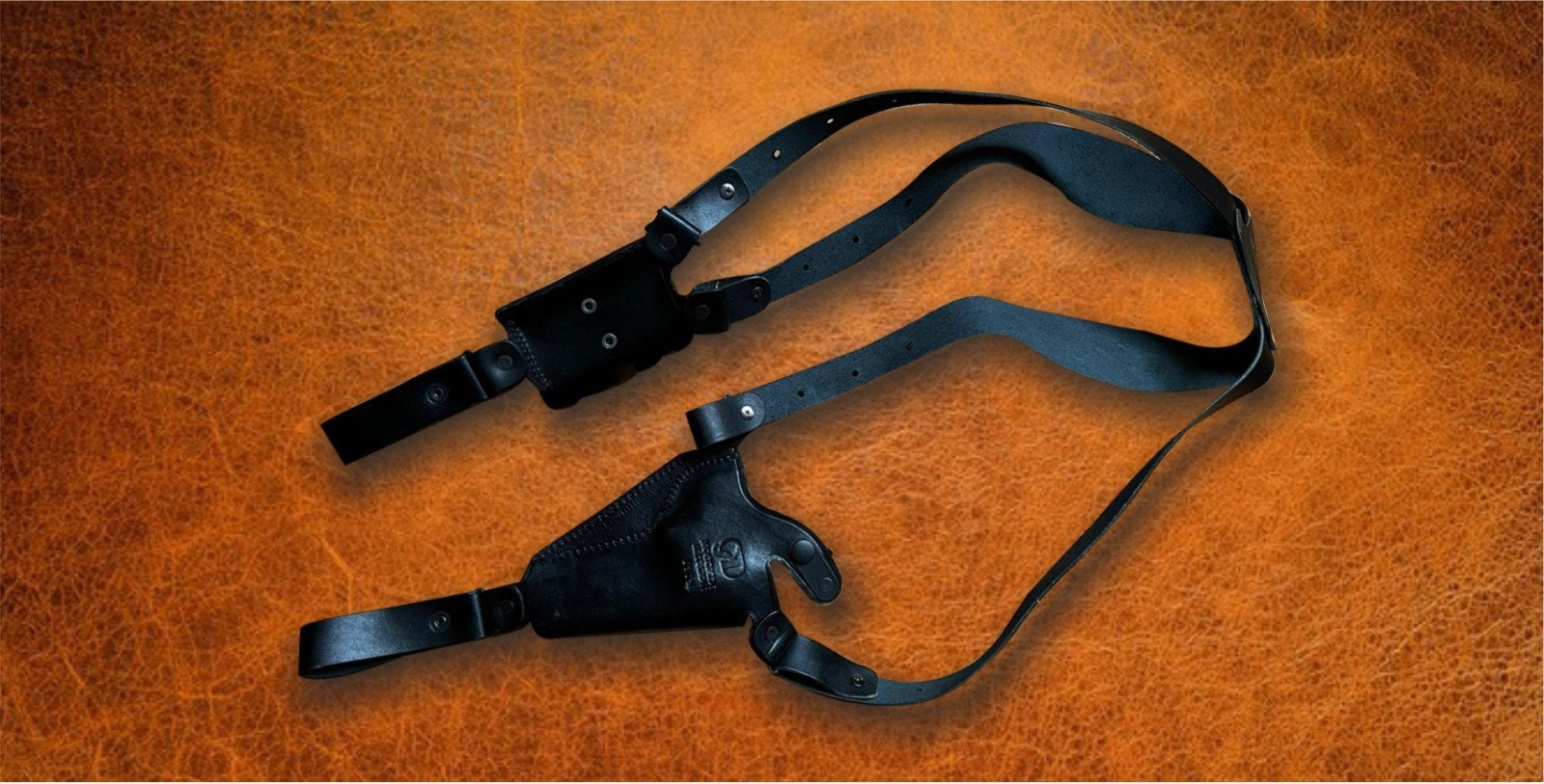 Koltster Shoulder Holster With Double Speedloader Case RH 357