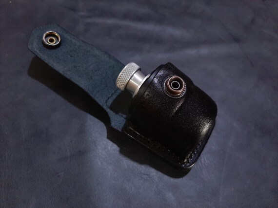 KM002-5S Leather Single Speed Loader Pouch With Belt Clip