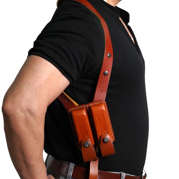 K061 Miami Vice Style Shoulder Holster for GLOCK 17 19 22 23 Right