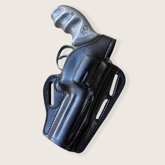 K030 パンケーキレザーホルスター サムブレイク 右利き用 357 マグナム